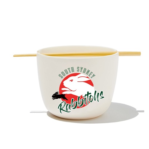 South Sydney Rabbitohs Noodle Bowl With Chopsticks