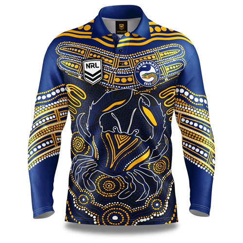 Parramatta Eels Mens Fishing Shirt - Karumba