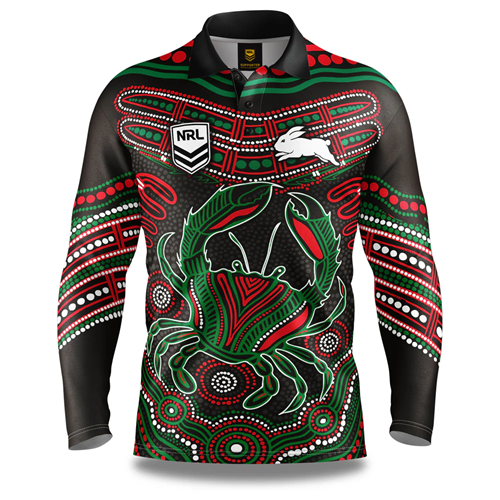 South Sydney Rabbitohs Mens Fishing Shirts - Karumba