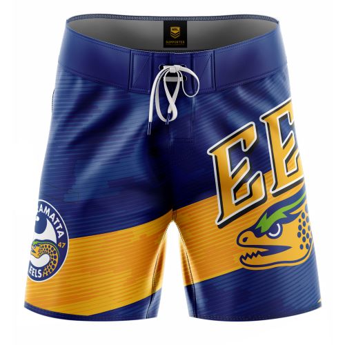 Parramatta Eels Mens Board Shorts - Barrel