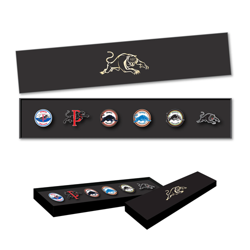 Penrith Panthers Pin Badge Collectors Set - Evolution