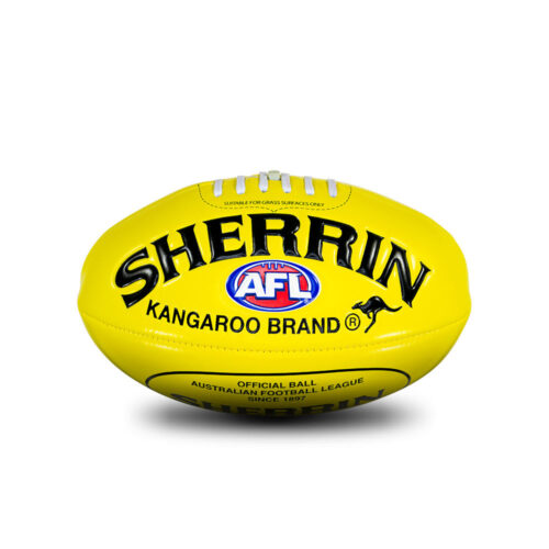 AFL Sherrin Supa Soft Ball -  Yellow
