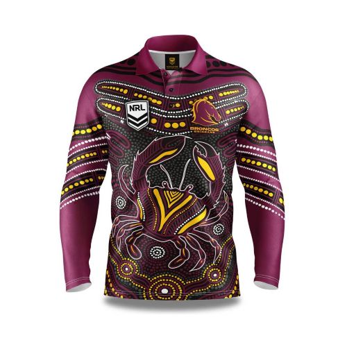 Brisbane Broncos Kids Fishing Shirt - Karumba