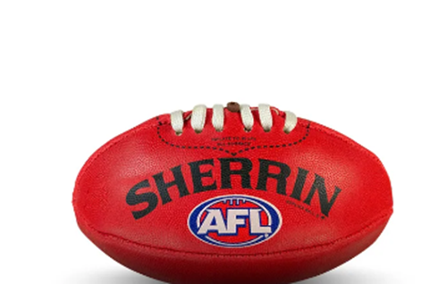 AFL Sherrin Mini Ball 16cm - Red