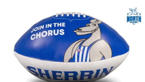 North Melbourne Kangaroos Sherrin Mini Soft Footy