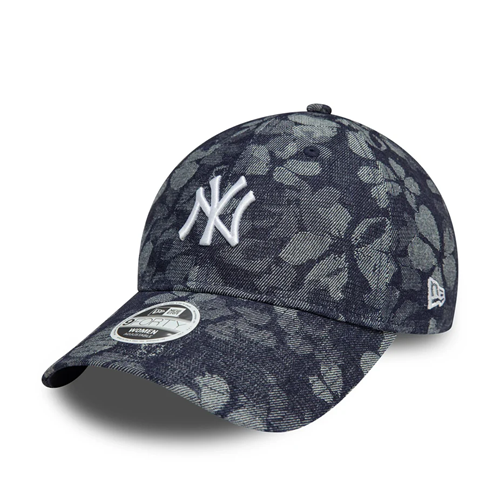 New York Yankees 9Twenty Womens Floral Denim Blue Cap