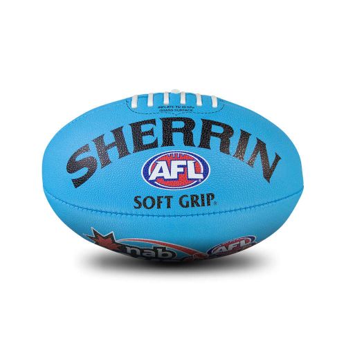AFL Sherrin AUSKICK Soft Grip Ball - Blue