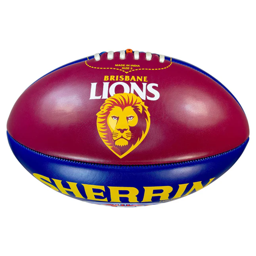 Brisbane Lions Sherrin Team Icon Ball Size 3