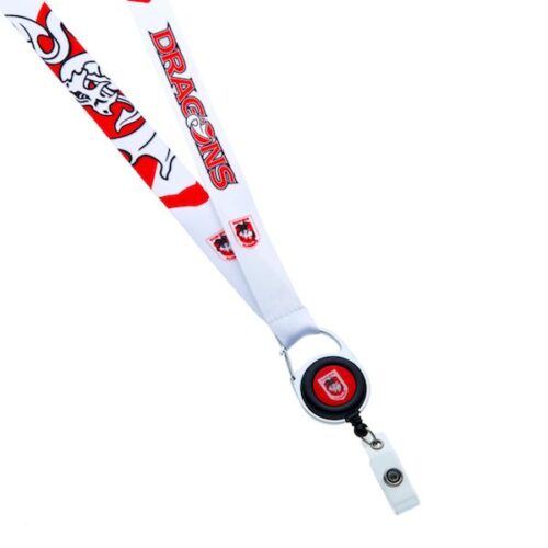 St George Dragons Lanyard - Retractable