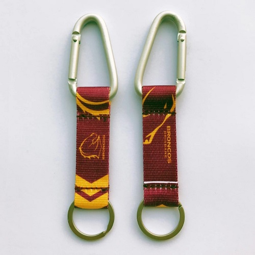 Brisbane Broncos Keyring - Carabiner