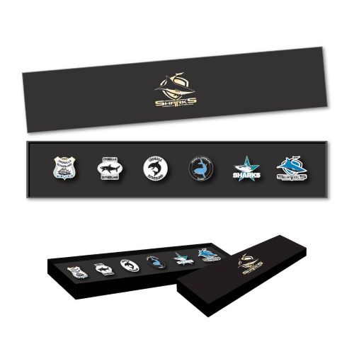 Cronulla Sharks Pin Badge Collectors Set - Evolution