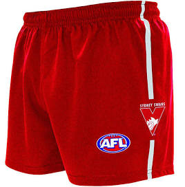 Sydney Swans Mens Home Baggy Shorts