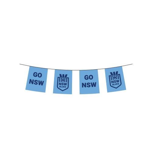 NSW Blues Bunting