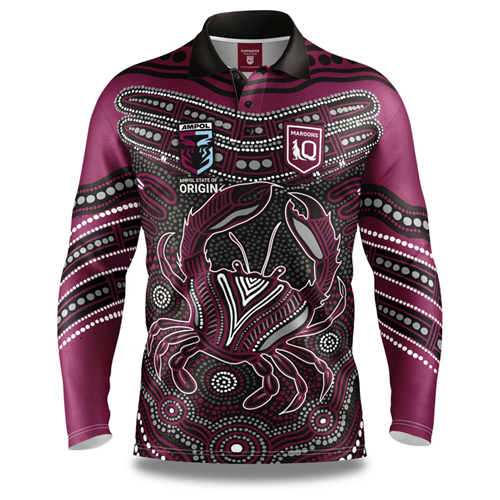 QLD Maroons Kids Fishing Shirt - Karumba