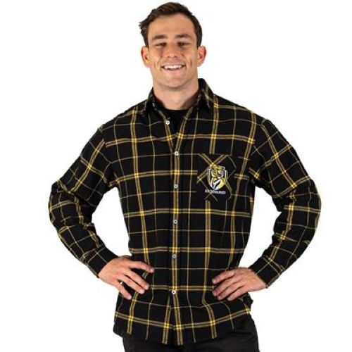 Richmond Tigers Mens Flannel Shirt - Mustang