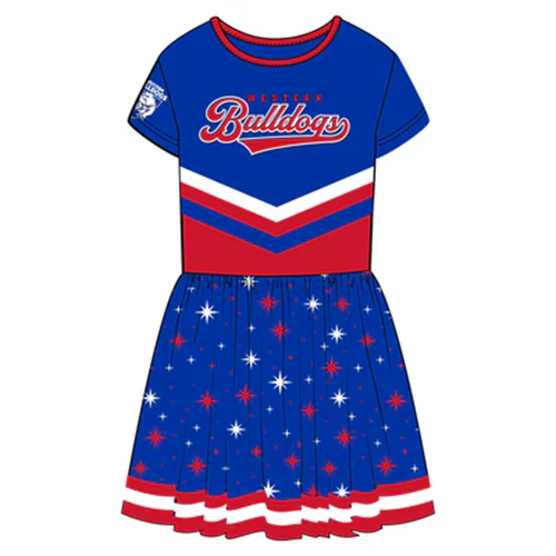 Western Bulldogs Girls Dress - Superstar
