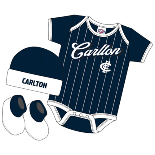 Carlton Blues 3PC Bodysuit Gift Pack - Lullaby