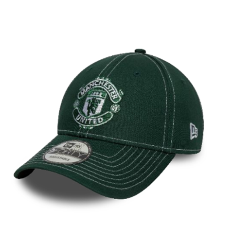 Manchester United FC 9Forty Contrast Stitch Dark Green Cap