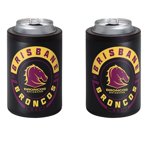 Brisbane Broncos Stubby Cooler - Insulated