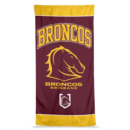 Brisbane Broncos Beach Towel - Jumbo