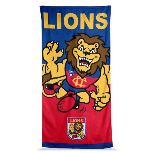 Brisbane Lions Beach Towel - Jumbo