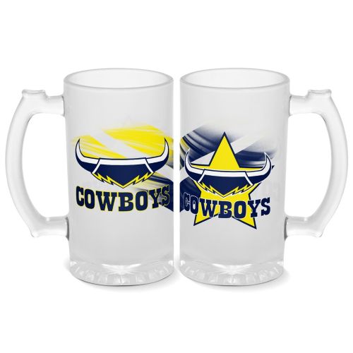 North Queensland Cowboys Stein - Frosted