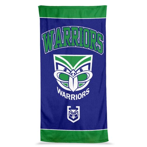 NZ Warriors Beach Towel - Jumbo