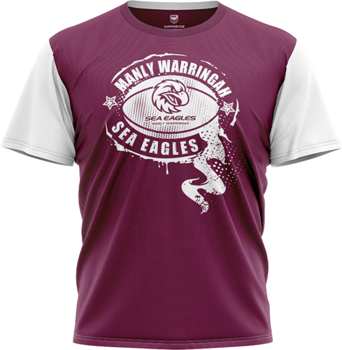 Manly Sea Eagles Kids Tee - Preston