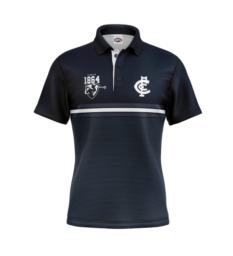 Carlton Blues Mens Golf Polo - Sandman