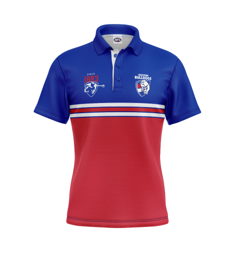 Western Bulldogs Mens Golf Polo - Sandman