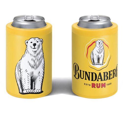 Bundaberg Rum Stubby Cooler Yellow - Insulated