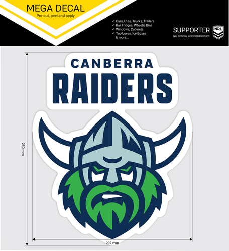 Canberra Raiders Mega Decal