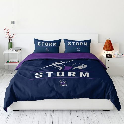 Melbourne Storm Quilt Cover Set - Queen