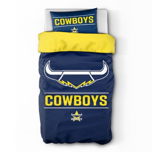 North Queensland Cowboys Quilt Cover Set - Single