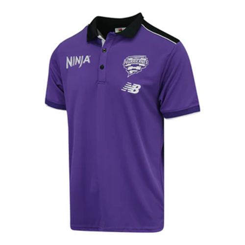 Hobart Hurricanes Mens Media Polo