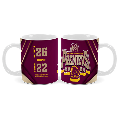 Brisbane Broncos Coffee Mug - 2025 Premiers