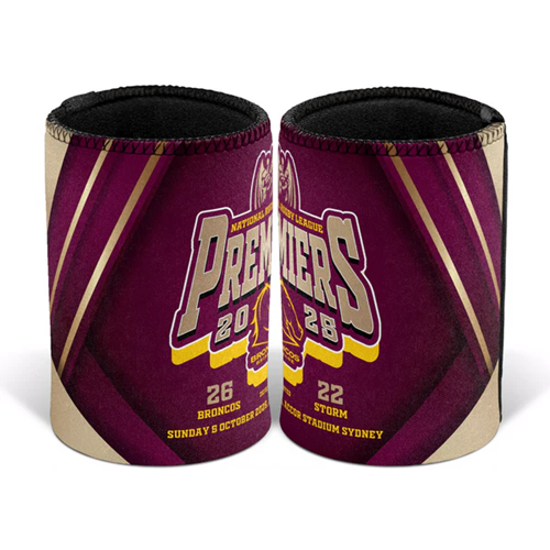 Brisbane Broncos Stubby Cooler - 2025 Premiers
