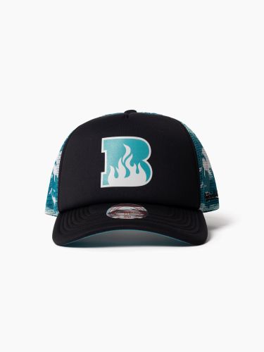 Brisbane Heat Trucker Cap - Grunge Camo