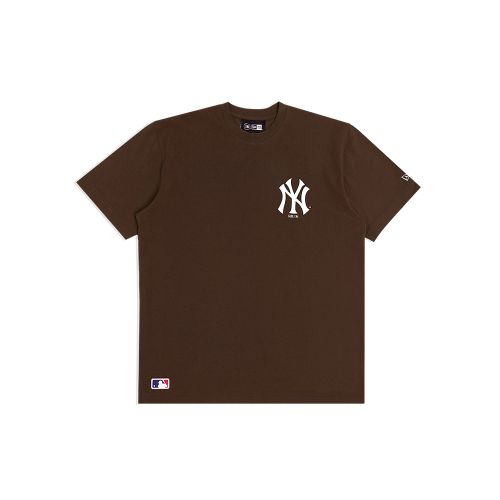 New York Yankees Mens Burnt Wood Oversized TShirt