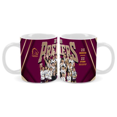 Brisbane Broncos Coffee Mug - 2025 Premiers Team Photo