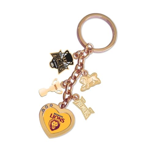 Brisbane Lions Keyring Charm - 2025 Premiers