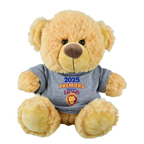 Brisbane Lions Teddy Bear - 2025 Premiers