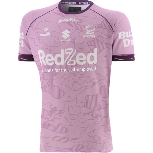 Melbourne Storm 2026 Mens Training Tee - Lilac