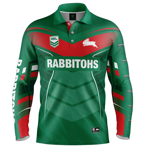 South Sydney Rabbitohs Kids Fishing Shirt - Cyber