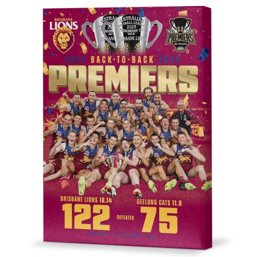 Brisbane Lions Canvas Print - 2025 Team Photo