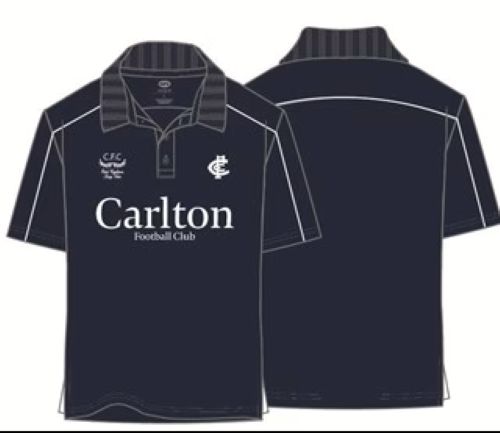 Carlton Blues Mens Polo - Logo