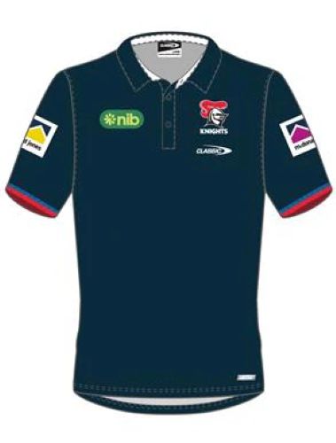 Newcastle Knights 2026 Mens Media Polo