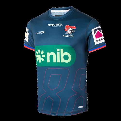 Newcastle Knights 2026 Mens Training Tee - Navy