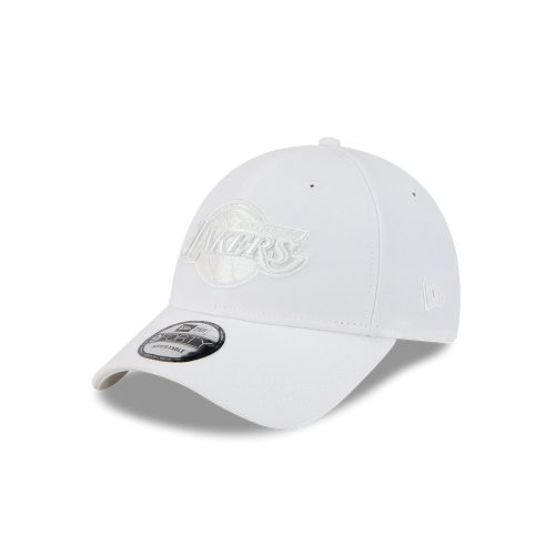 Los Angeles Lakers 9Forty Metallic White on White Cap