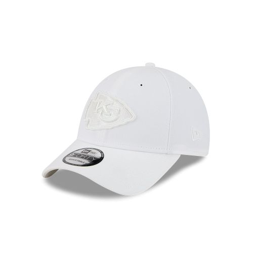 Kansas City Chiefs 9Forty Metallic White on White Cap